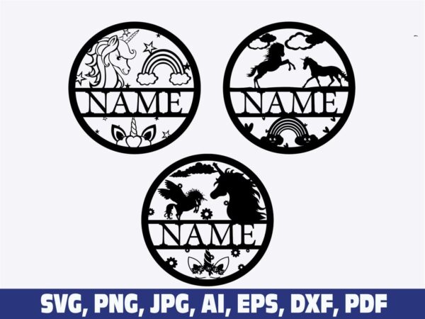 unicorn-name-sign-monogram