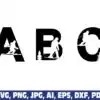 Skiing Font Alphabet SVG skiing-font-alphabet-svg-ski-svg-png