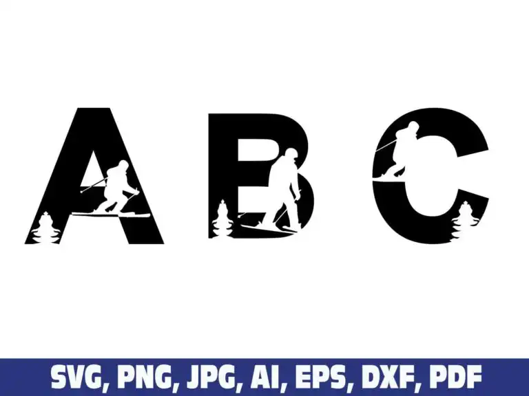 skiing-font-alphabet-svg-ski-svg-png