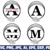 split-monogram