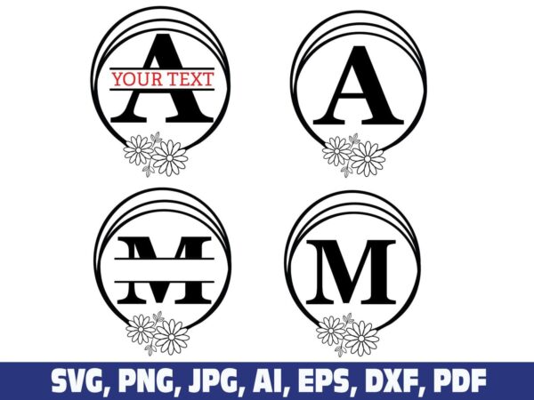 split-monogram