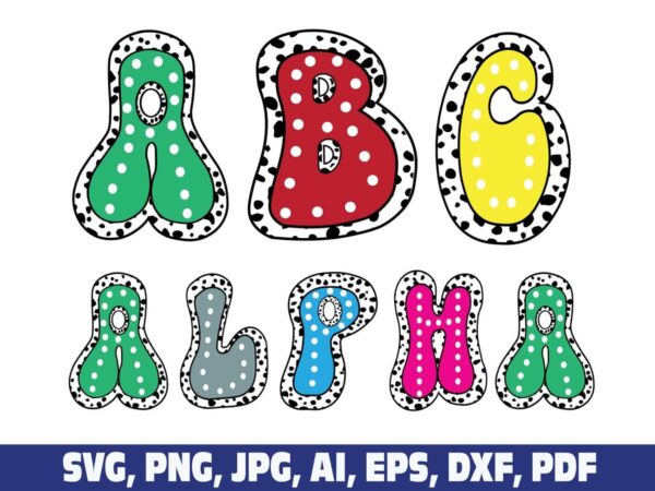dalmatian-dots-letters-alphabet-font-png