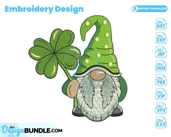 st-patricks-day-gnome-embroidery-design