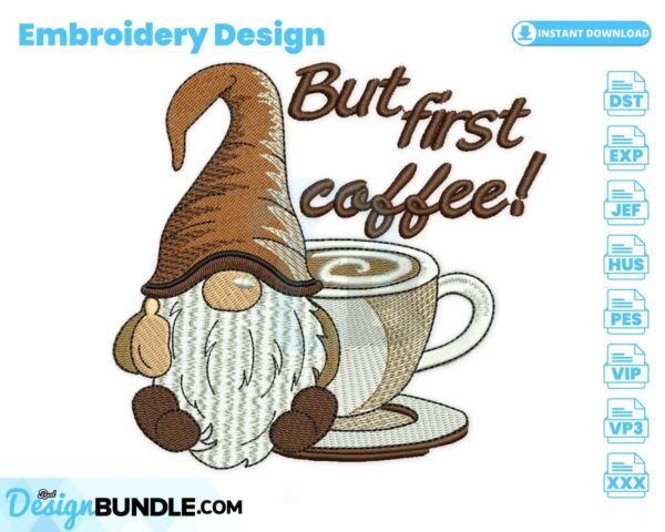 coffee-gnome-embroidery-design