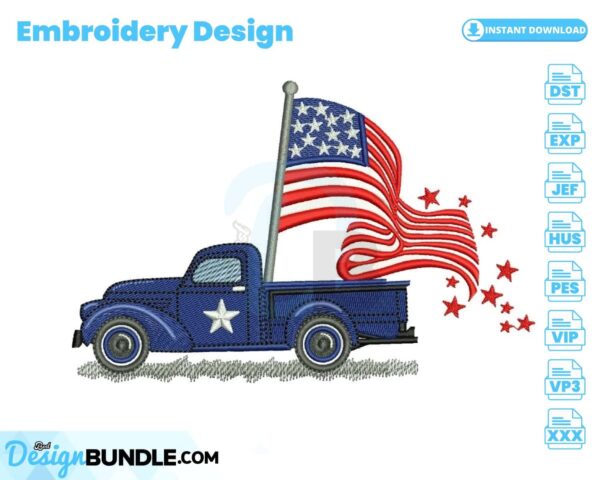 retro-american-truck-embroidery-design