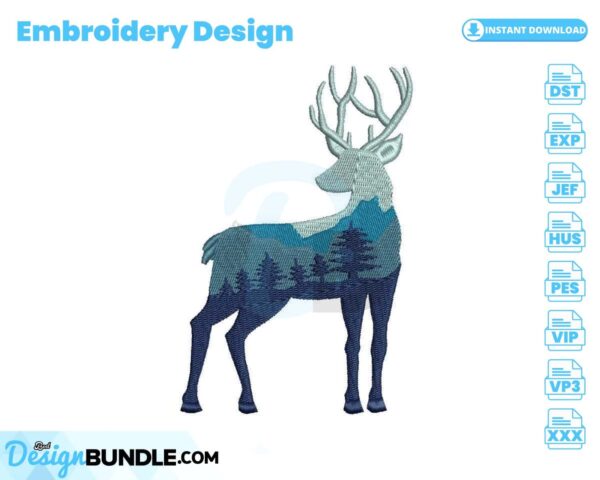 christmas-deer-embroidery-design