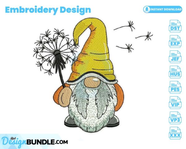 dandelion-gnome-embroidery-design
