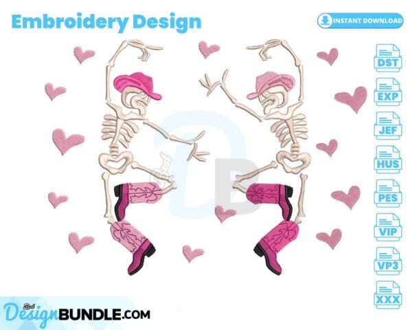 western-dancing-skeleton-embroidery-design