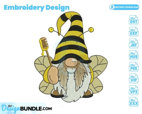 bee-gnome-embroidery-design