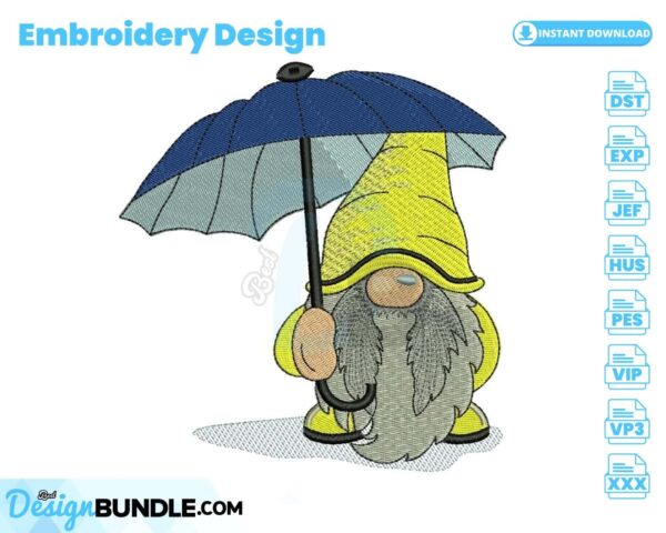 umbrella-rain-gnome-embroidery-design