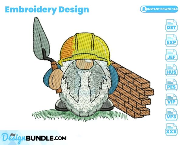 bricklayer-gnome-embroidery-design