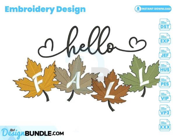 hello-fall-embroidery-design