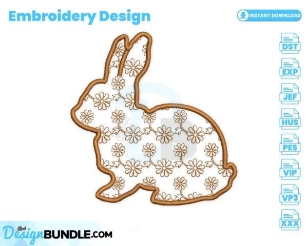 floral-easter-rabbit-embroidery-design