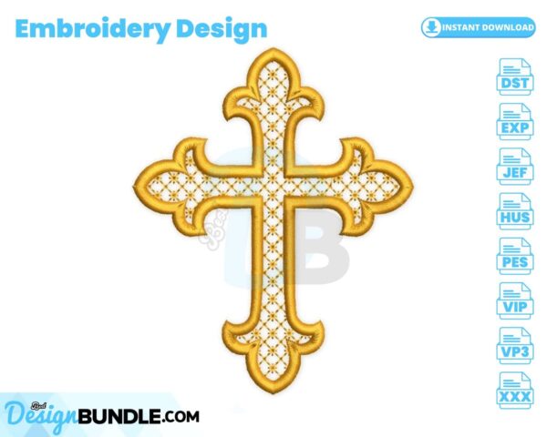 baptism-cross-embroidery-design