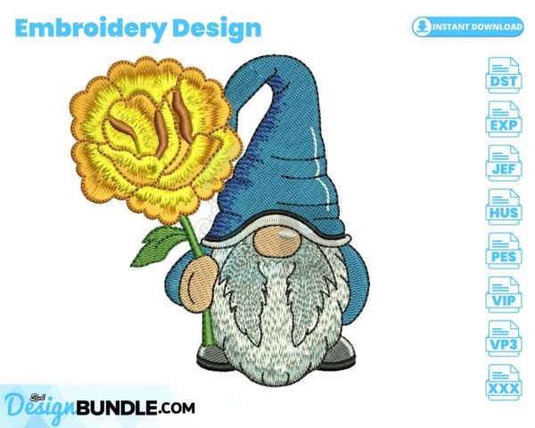 june-rose-gnome-embroidery-design