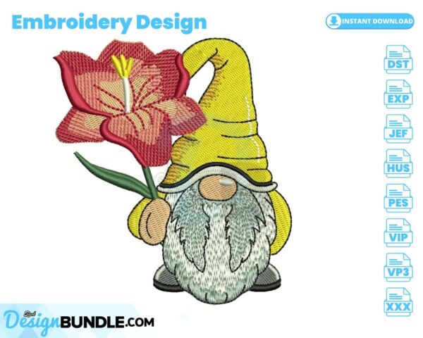 august-gladiolus-gnome-embroidery-design