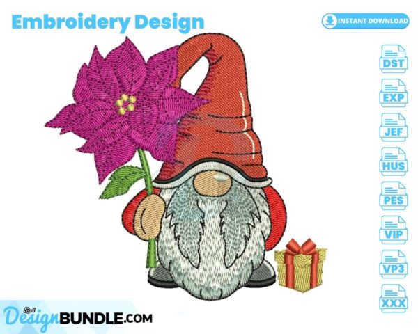 december-poinsettia-gnome-embroidery-design