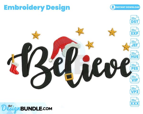 believe-christmas-embroidery-design
