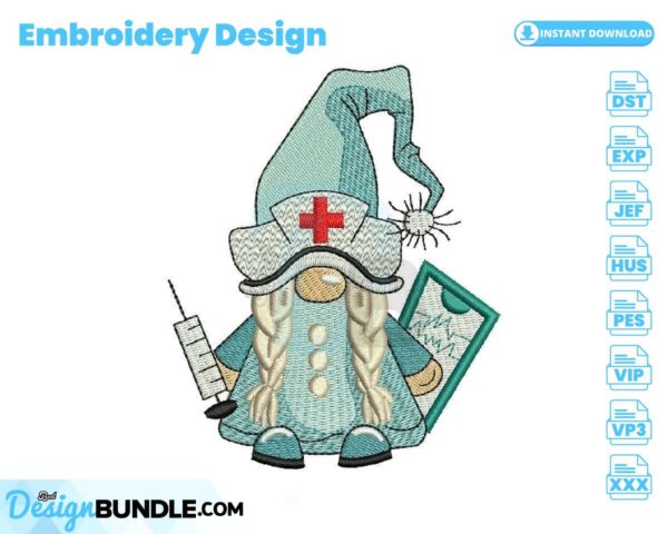 nurse-girl-gnome-embroidery-design