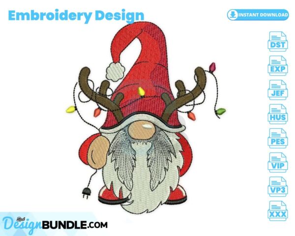 reindeer-gnome-embroidery-design