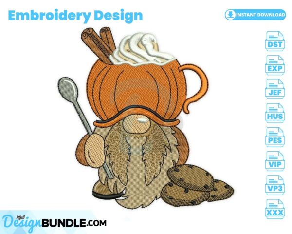 pumpkin-spice-gnome-embroidery-design