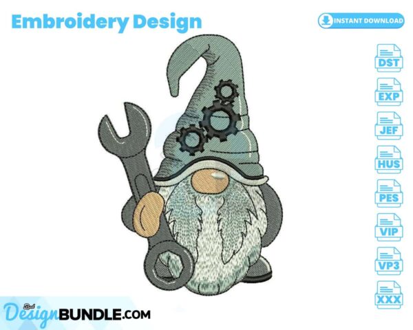 mechanic-gnome-embroidery-design
