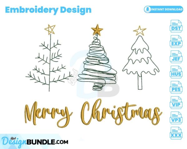 christmas-trees-embroidery-design