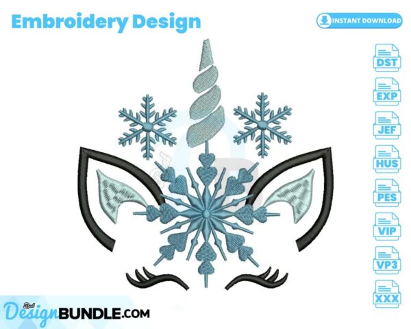 winter-christmas-unicorn-embroidery-design