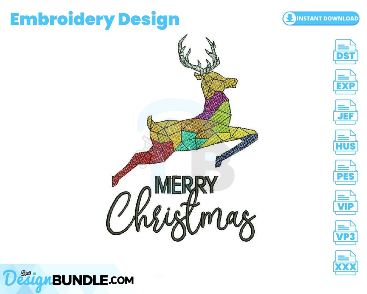 abstract-polygonal-deer-embroidery-design
