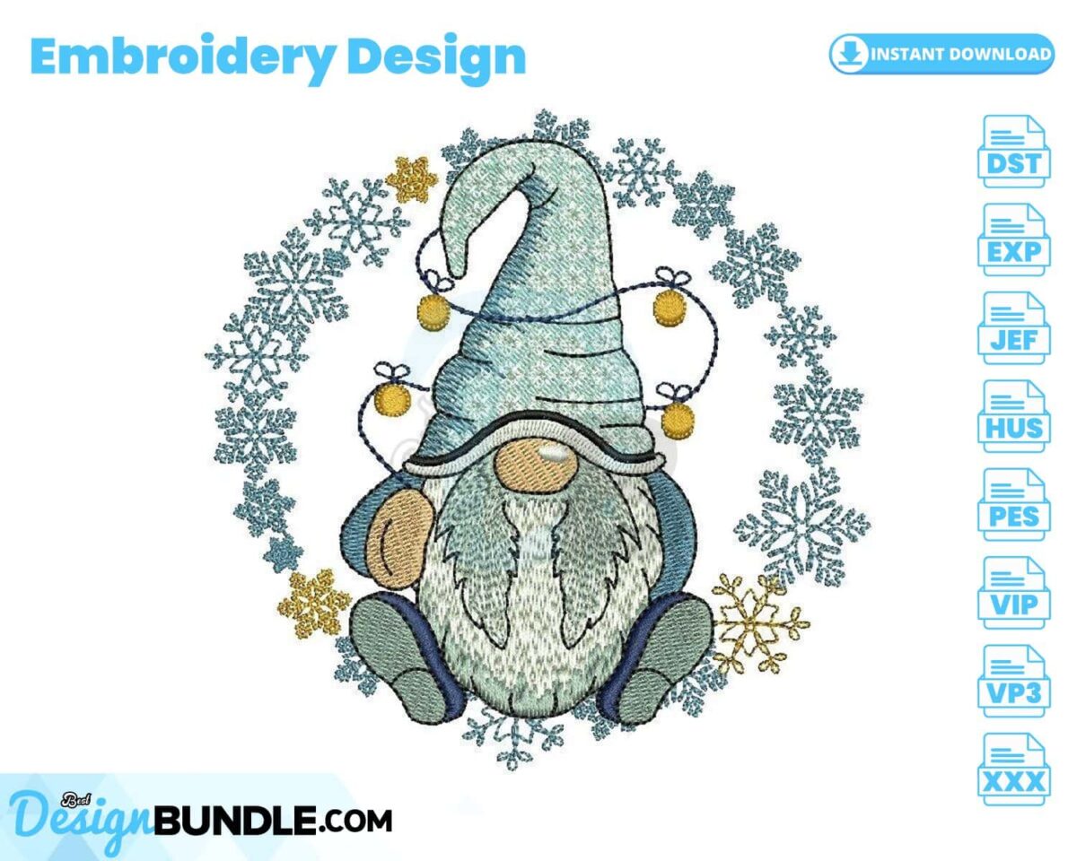 gnome-with-snowflakes-embroidery-design