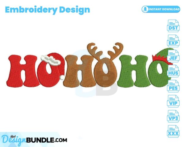 christmas-hohoho-embroidery-design