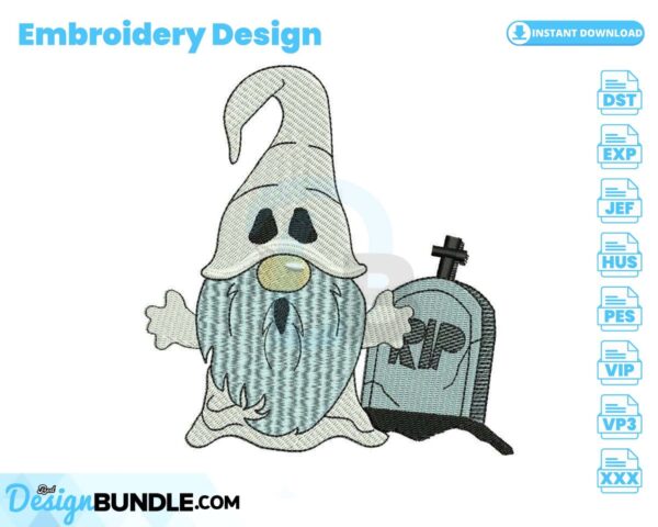 ghost-gnome-embroidery-design