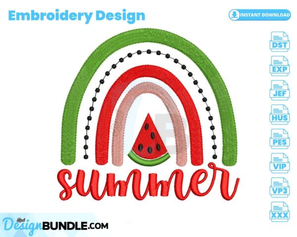 summer-rainbow-embroidery-design