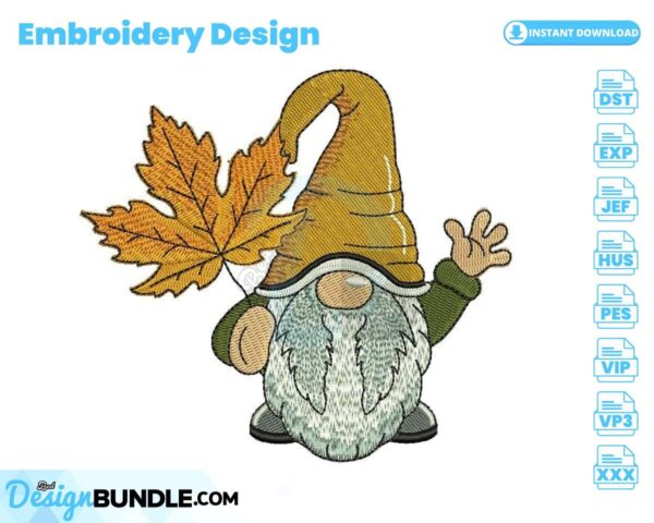 autumn-gnome-embroidery-design