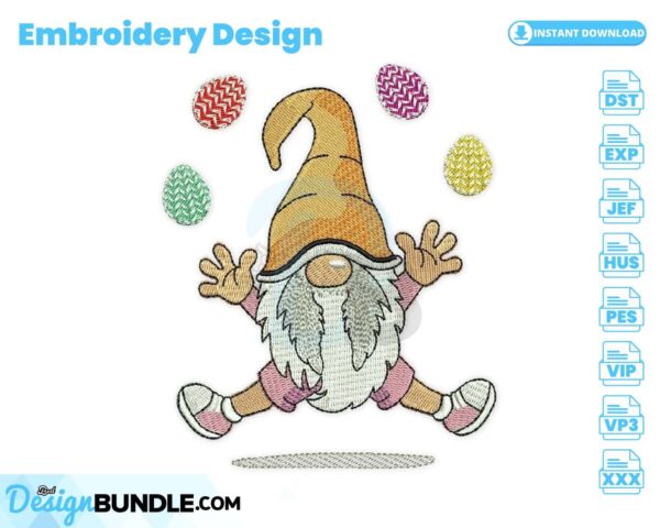 easter-gnome-embroidery-design