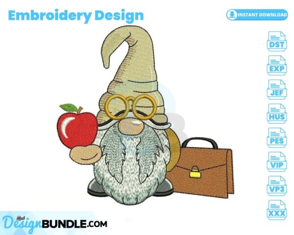 teacher-gnome-embroidery-design