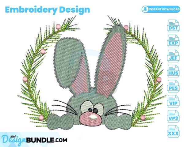 bunny-wreath-easter-embroidery-design