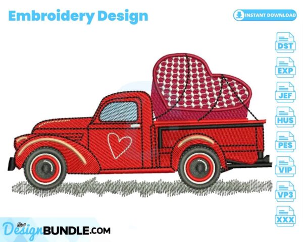love-truck-embroidery-design
