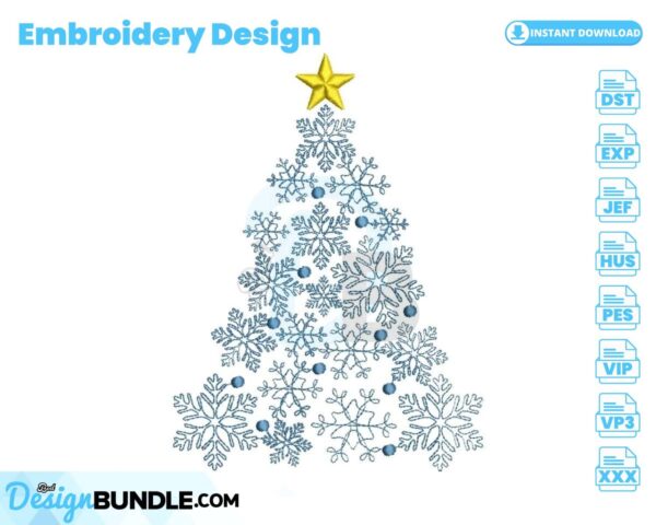 snowflakes-tree-embroidery-design