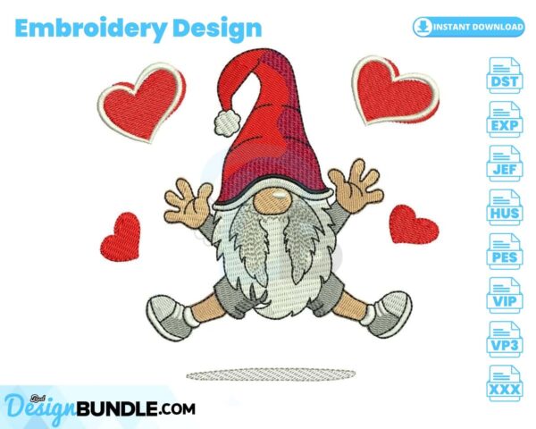 heart-gnome-embroidery-design