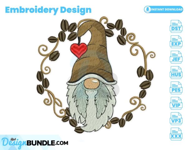 coffee-wreath-gnome-embroidery-design