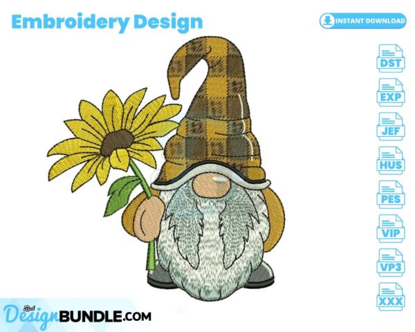 flower-gnome-embroidery-design