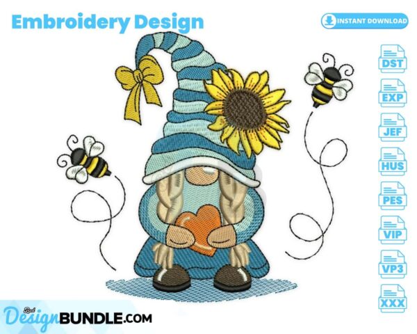 bee-girl-gnome-embroidery-design