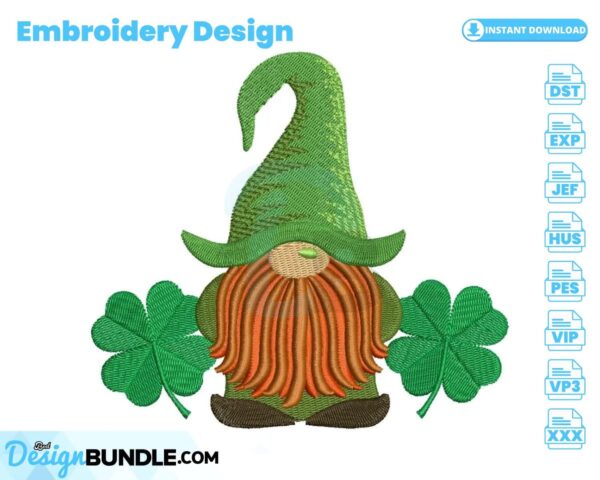 clover-gnome-embroidery-design