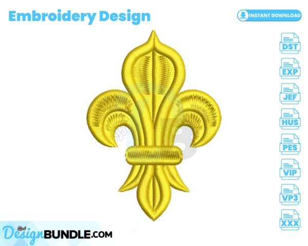 fleur-de-lis-embroidery-design