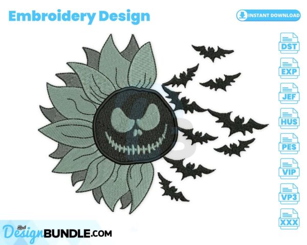 halloween-sunflower-embroidery-design