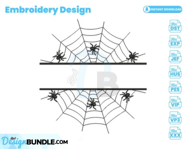 split-spider-web-embroidery-design