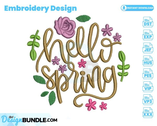 hello-spring-embroidery-design