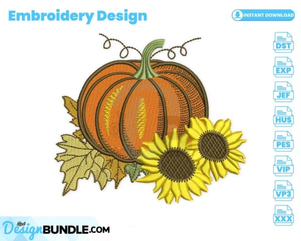 sunflower-pumpkin-embroidery-design