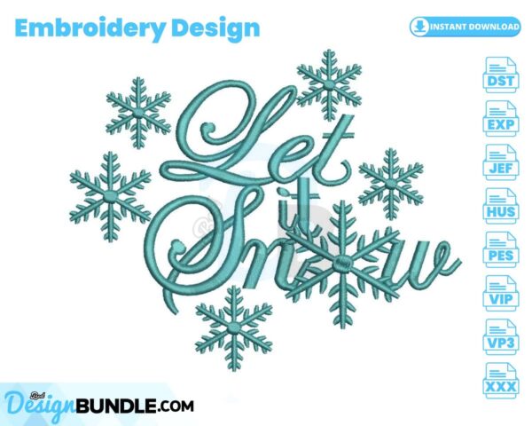 let-it-snow-embroidery-design